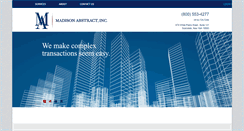 Desktop Screenshot of madisonabstract.com